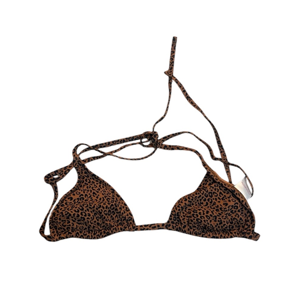 Xhilaration Size Small Leopard Print Bikini Top